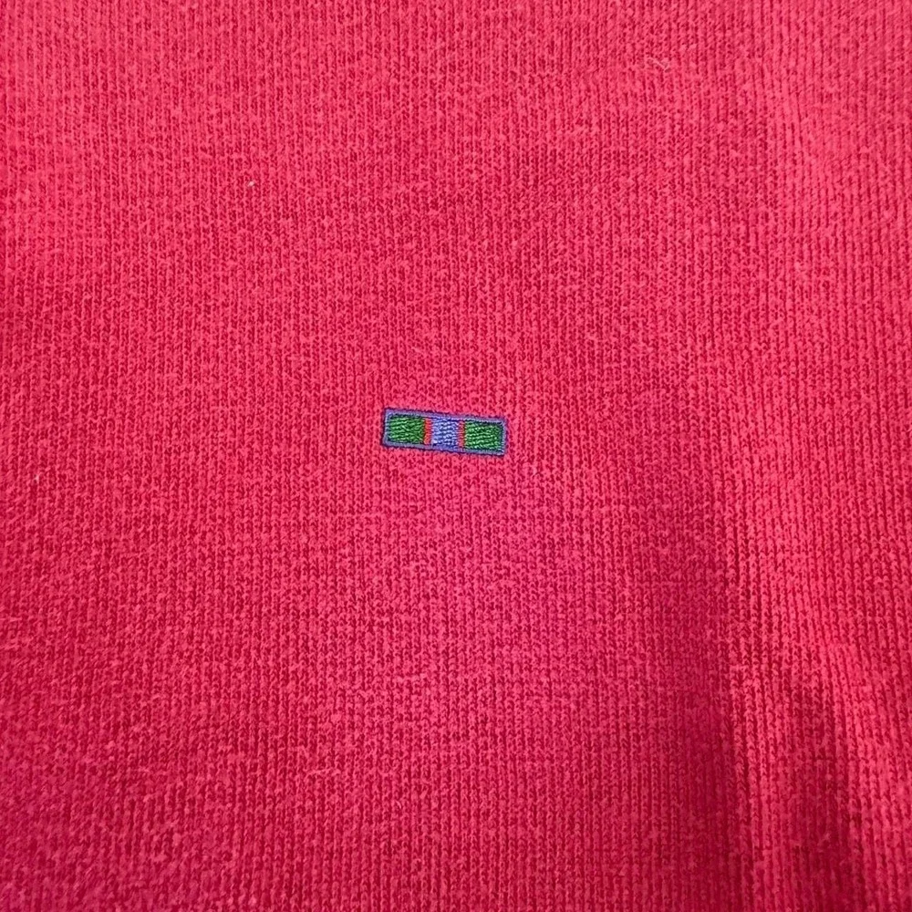Vintage Alexander Julian Colours Burgundy Crewneck Sweater, Size L - 90s Y2K - Picture 3 of 3